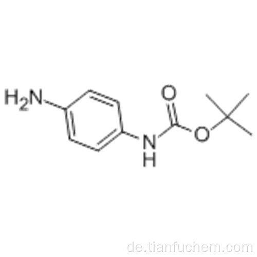 Carbaminsäure, N- (4-Aminophenyl) -, 1,1-dimethylethylester CAS-Nr .: 71026-66-9 Molekülstruktur: Molekülstruktur von 71026-66-9 (Carbaminsäure, N- (4-Aminophenyl) - 1,1-Dimethylethylester) Formel: C 11 H 16 N 2 O 2 Molekulargewicht: 208,26 Synonyme: 1,1-